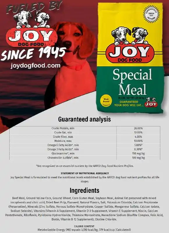 Joy puppy food sale