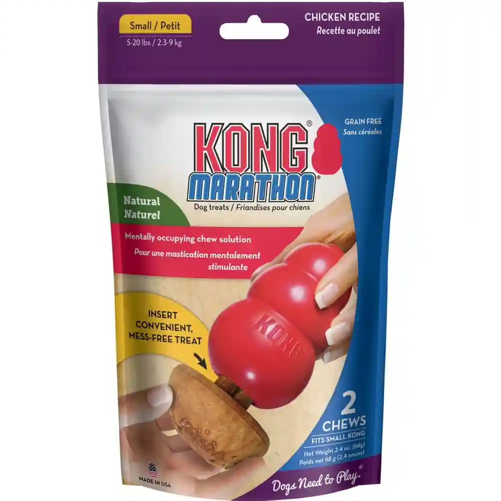 Kong Marathon 2-pk Chicken Treat Small