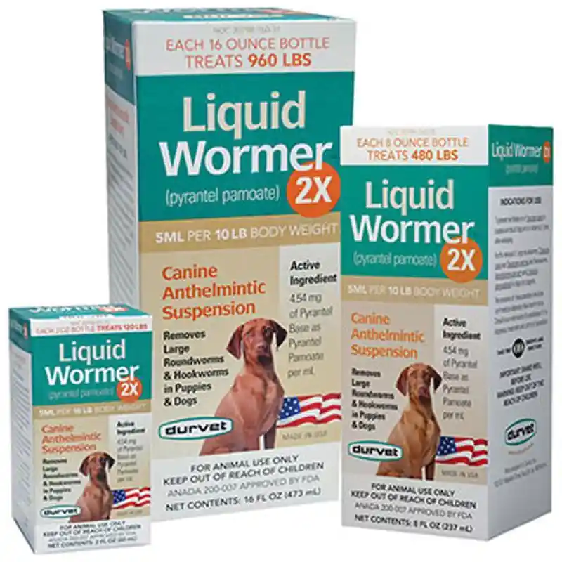 Durvet Pyrantel Pamoate Liquid Wormer | 2 oz