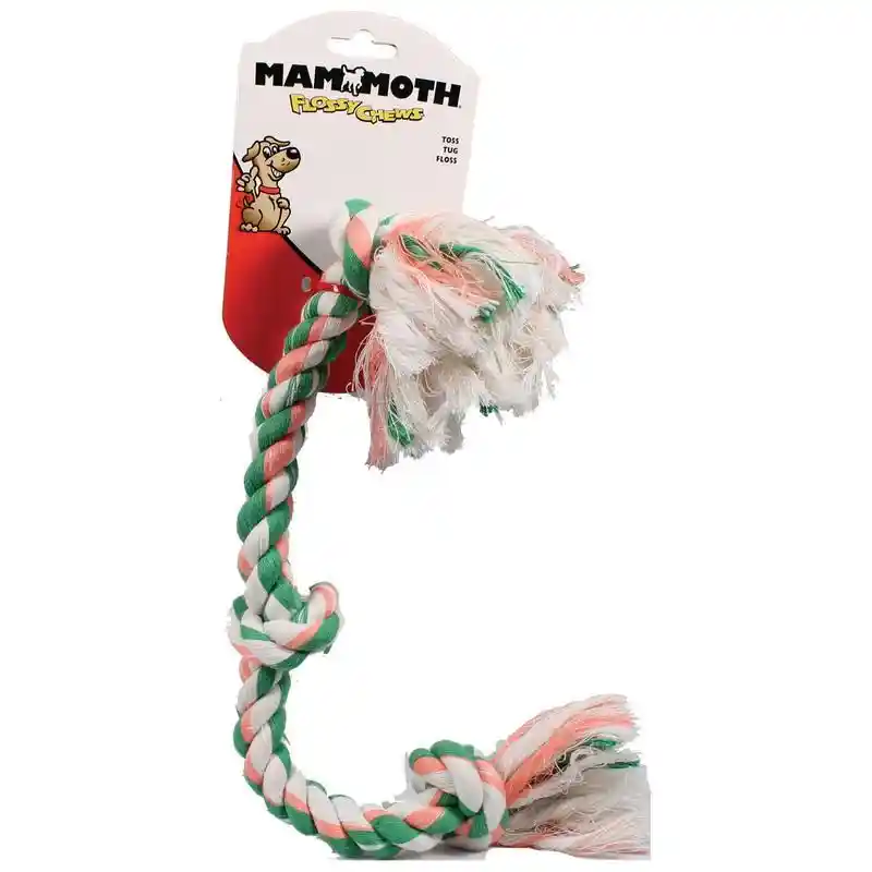 Mammoth Flossy Chew Ropes 3 Knot Medium
