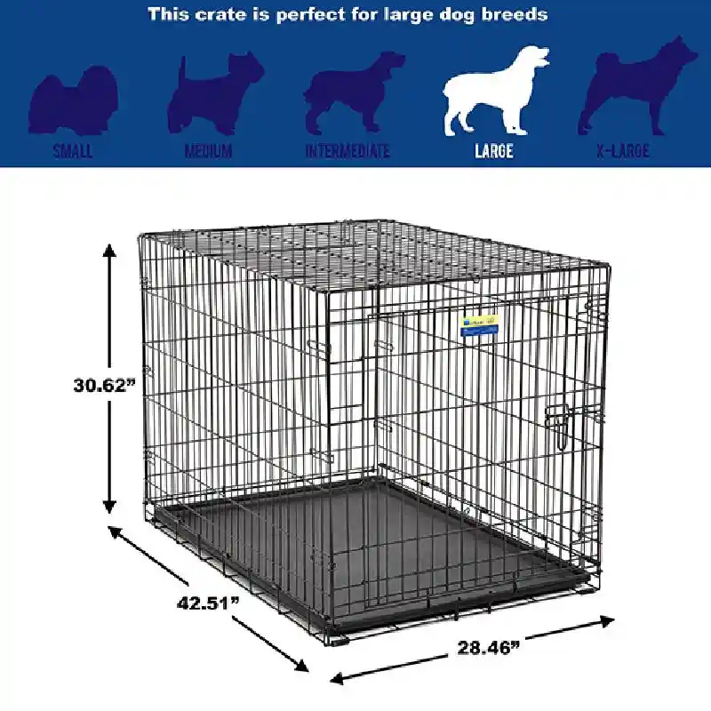 Midwest Contour 1-Door Folding Dog Crate X-lg 42"