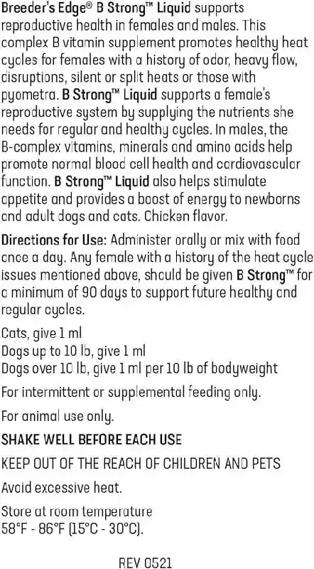 Breeder's Edge B Strong 32oz
