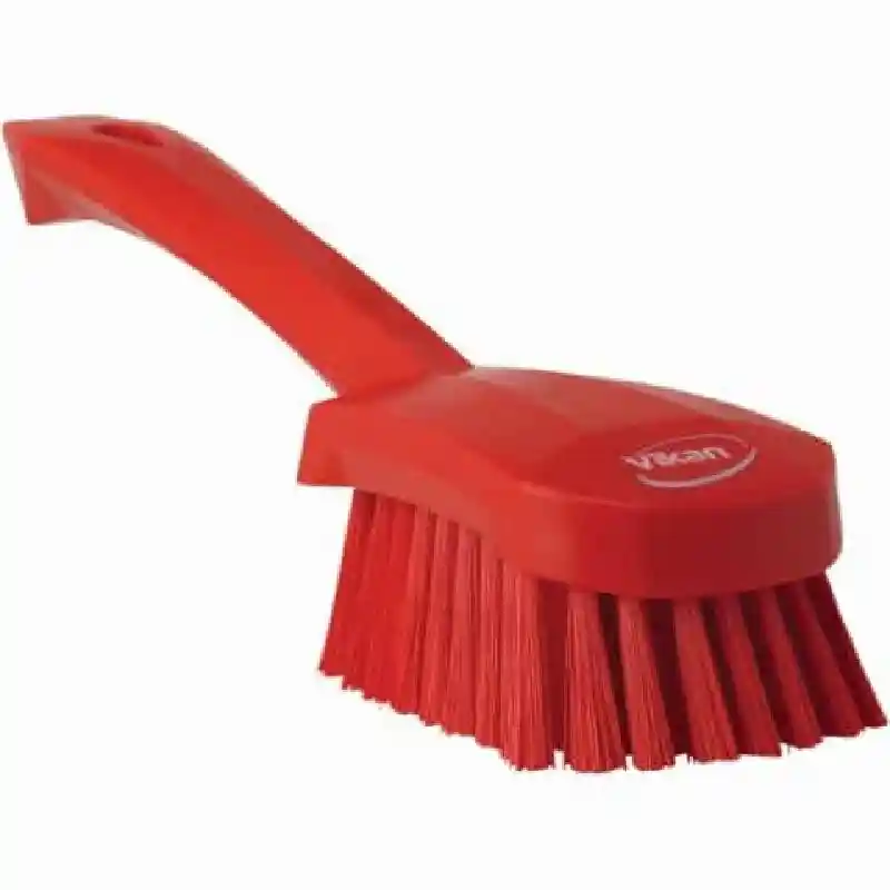 Small Utility Brush Medium Bristle-Red