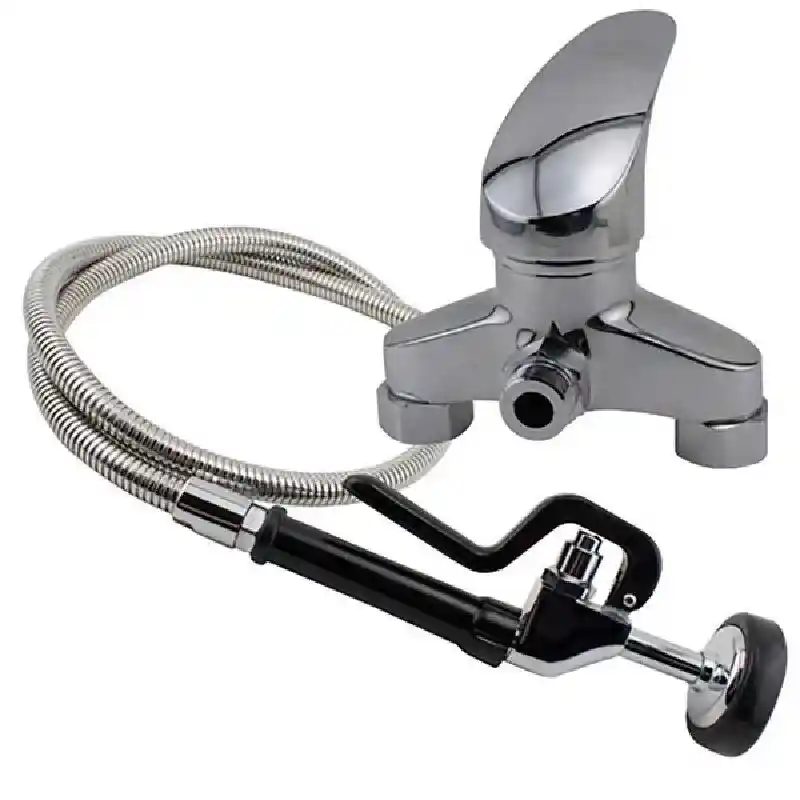 Pro Stainless Hose w/ Faucet 4"