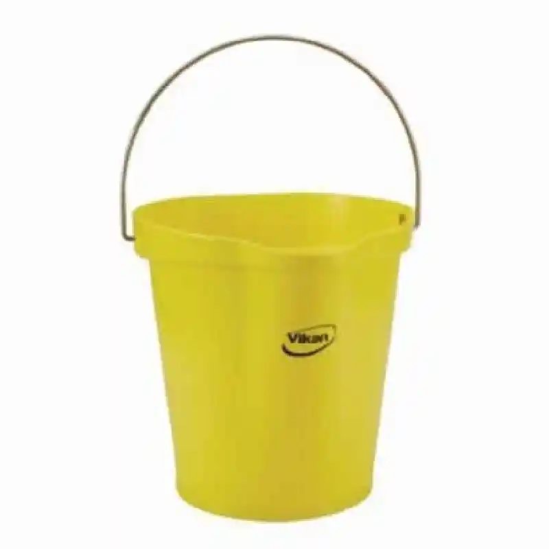 Pail With Drip Free Spout / 3 Gallon / Yellow