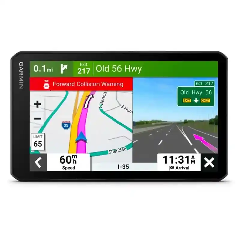 RVcam 795, 7" RV Navigator with Built-in Dash Cam