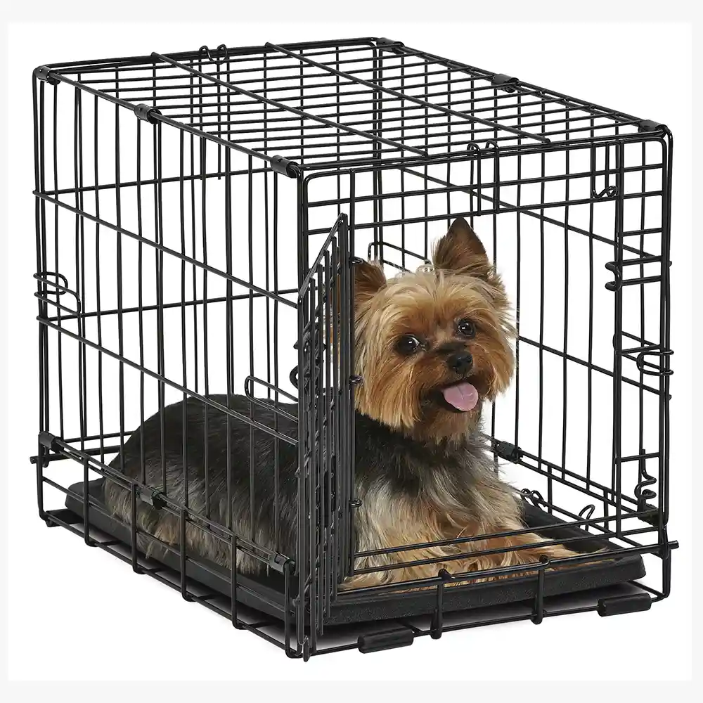 Midwest Contour 1-Door Folding Dog Crate, 18"