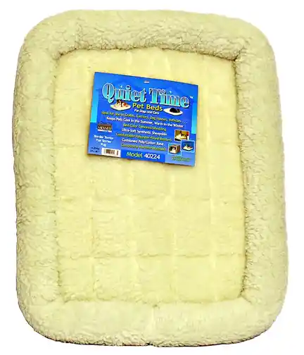 Quiet Time Fleece Pet Bed | 24"