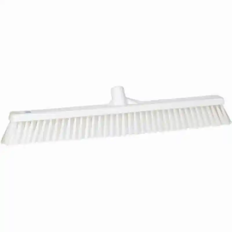 Broom, Push, Stiff Bristle / 24" / White
