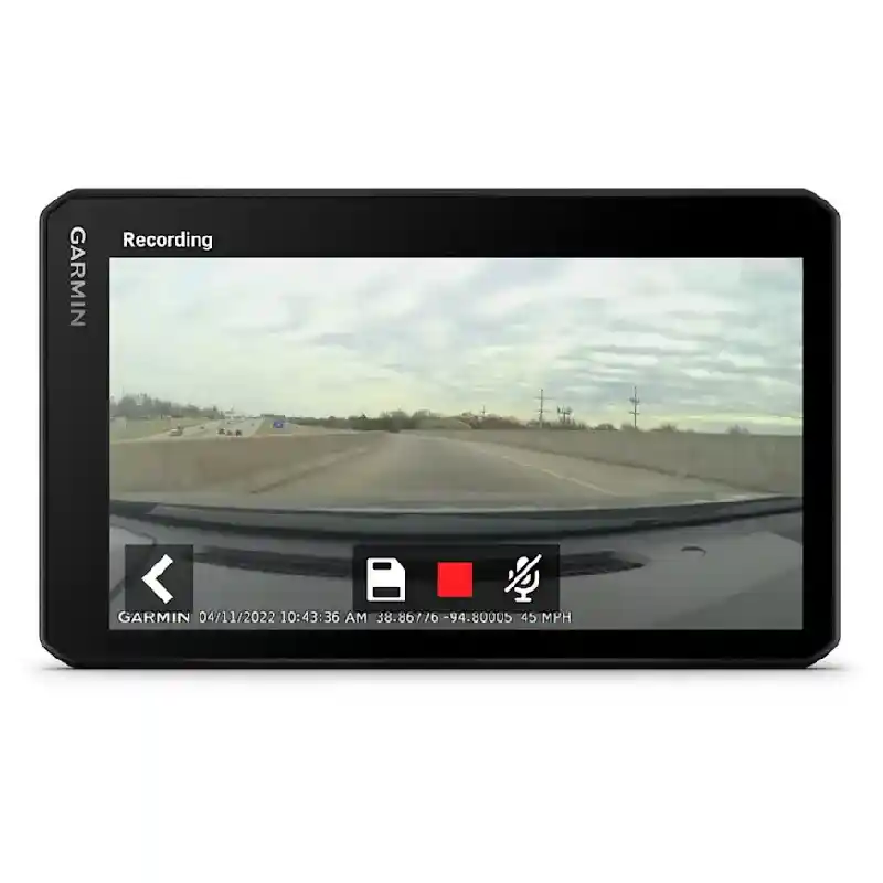 RVcam 795, 7" RV Navigator with Built-in Dash Cam