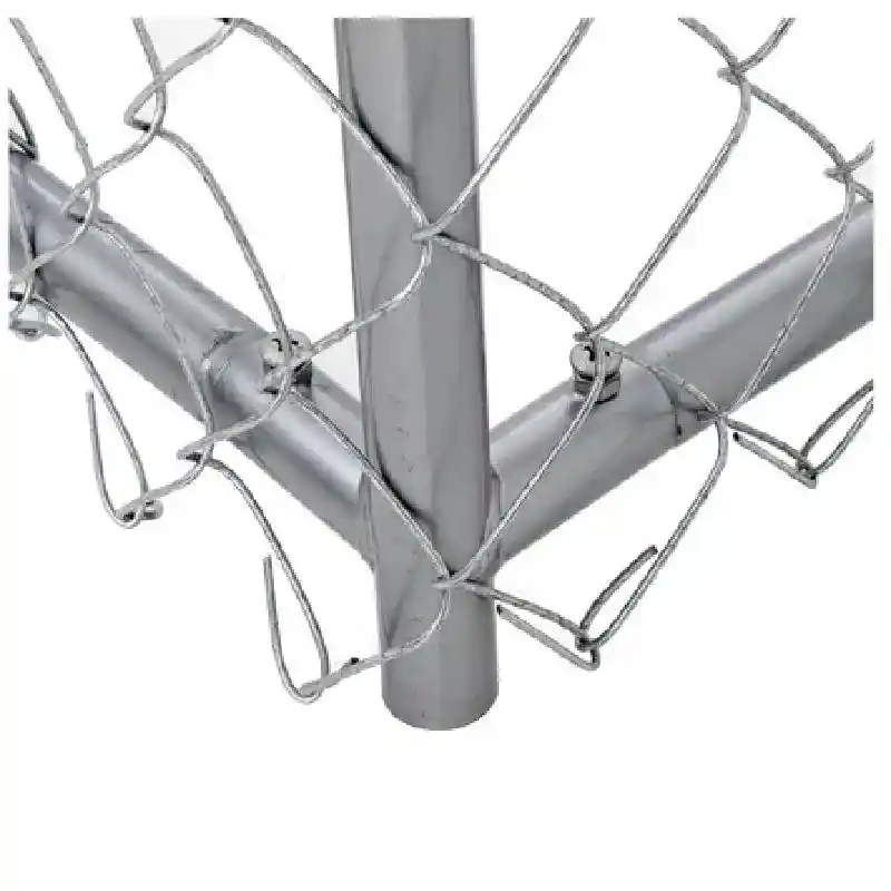 Chainlink Kennel Galvanized 6x10x10