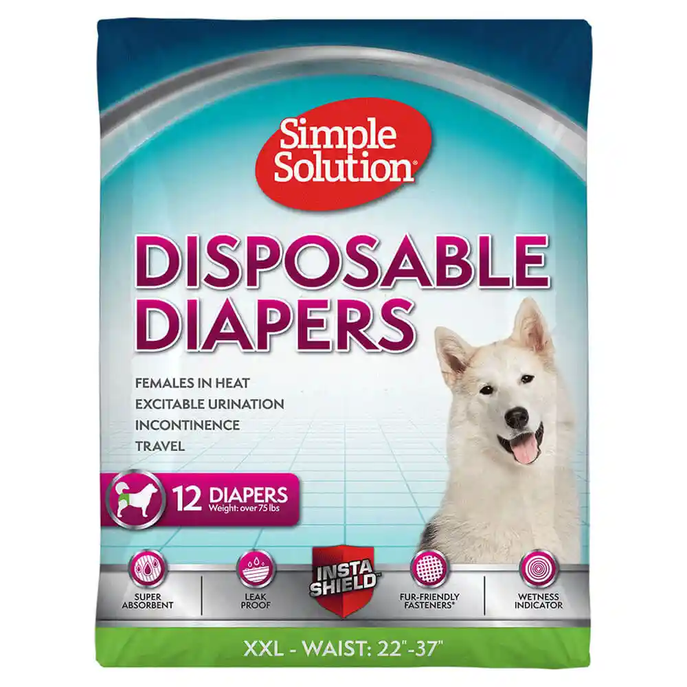 Disposable Diap Xxl 12 Pack