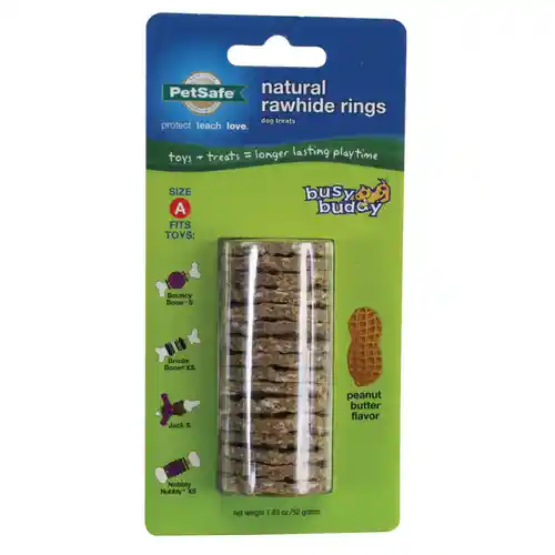Busy Buddy Size a P-butter Rawhide Ring