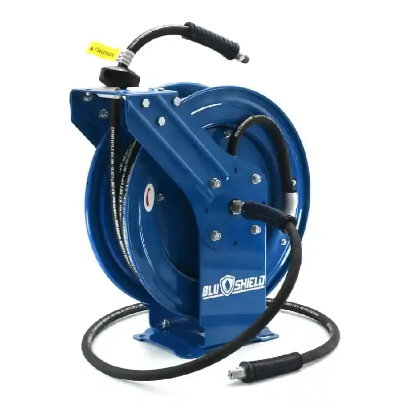 BluBird Retract Pres. Hose Reel 3/8"x75' 4100 psi