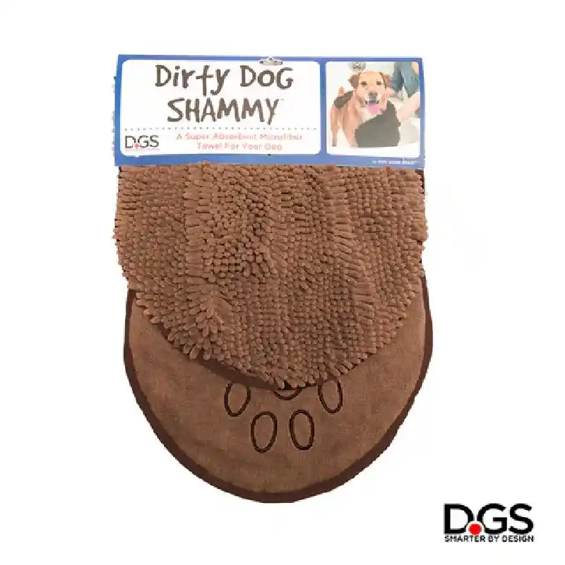 Dirty Dog Shammy Towel Gray