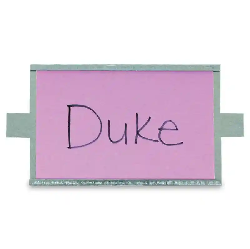 3x5 Index Card Holder w/ Tabs-Galvanized