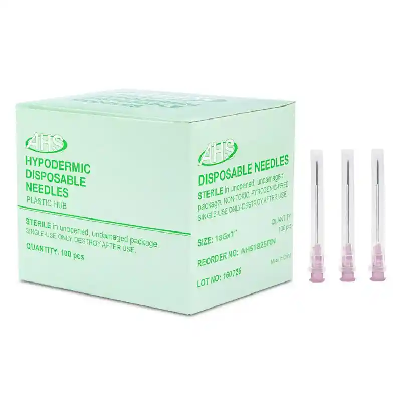 AHS Hypodermic Needles, 18G x 1 in