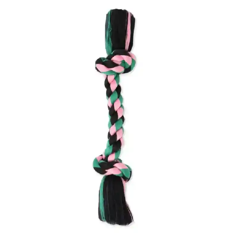 Flossy Chews Cottonblend Color Rope Bone Small 9"