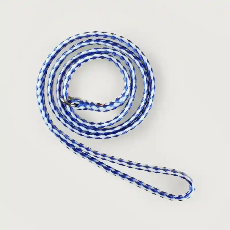 KVP Braided Lead / 53"/ Blue-White