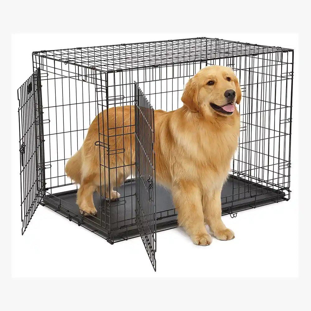 Midwest Contour 2-Door Folding Dog Crate, 42"