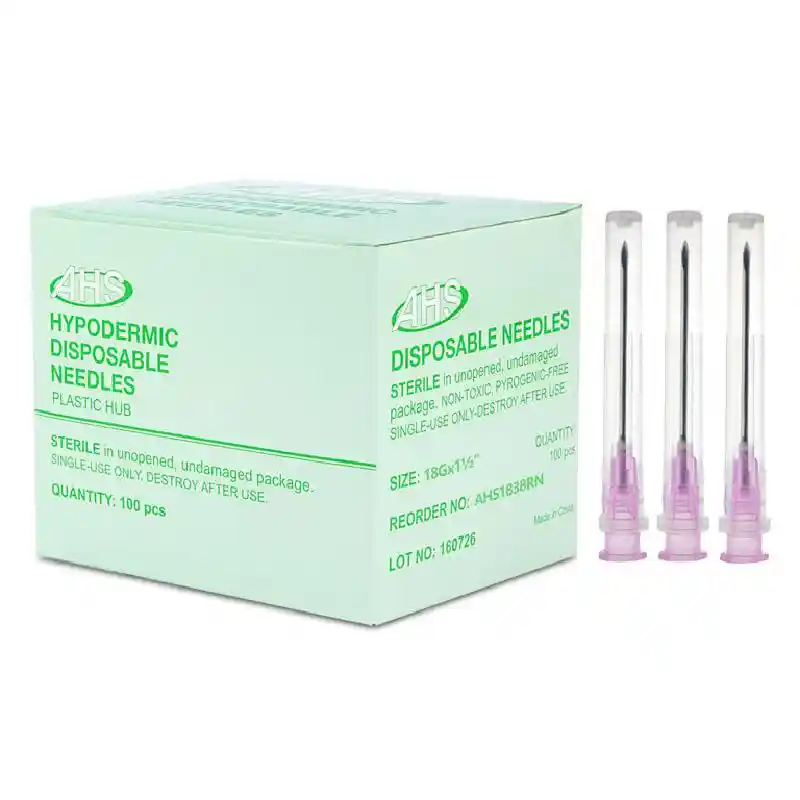 AHS Hypodermic Needles, 18G x 1.5in