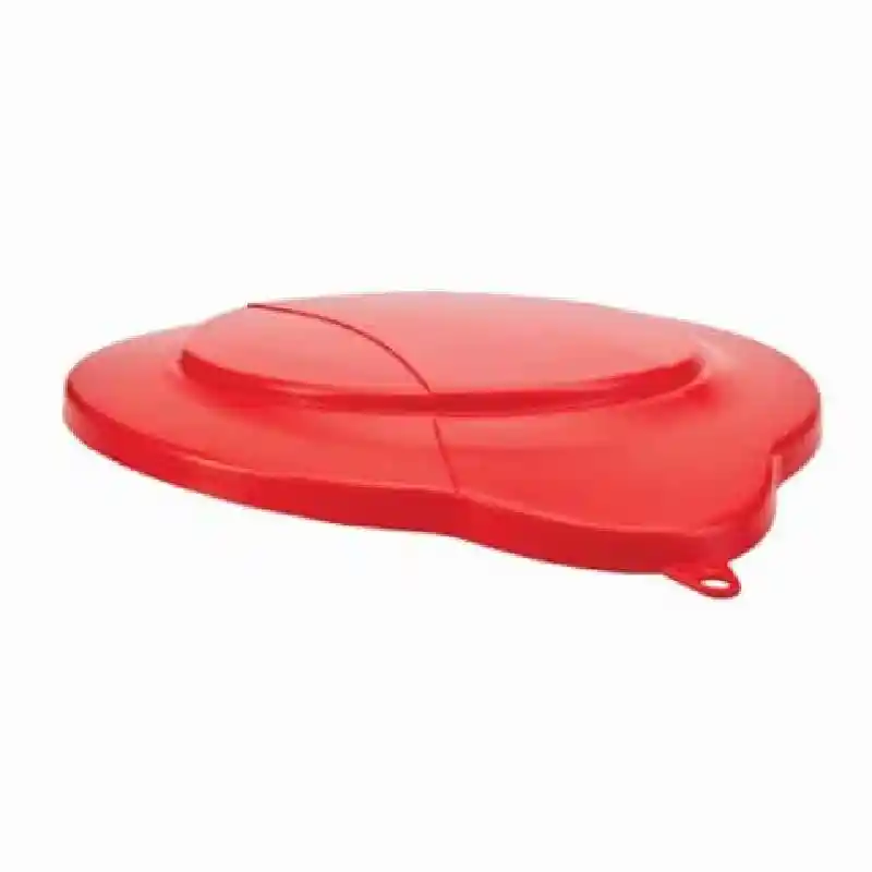 Pail Lid With Clip for Securing Lid / Red