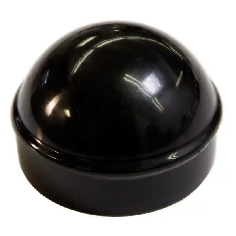 Dome Cap Black 2 1/2"