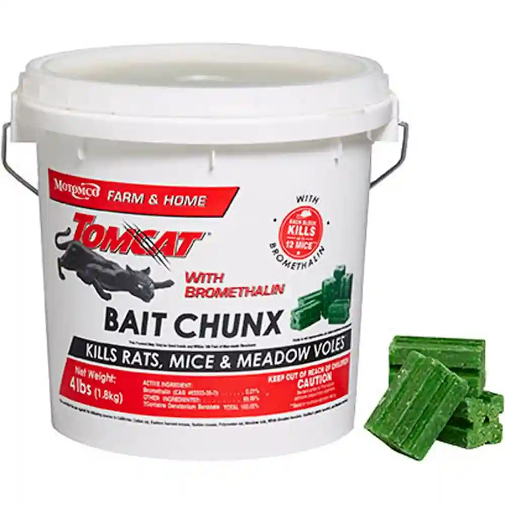 Tomcat Bromethalin Bait Chunx, 4 Pound