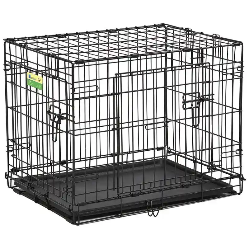 Midwest Contour 2-Door Folding Dog Crate, 24"