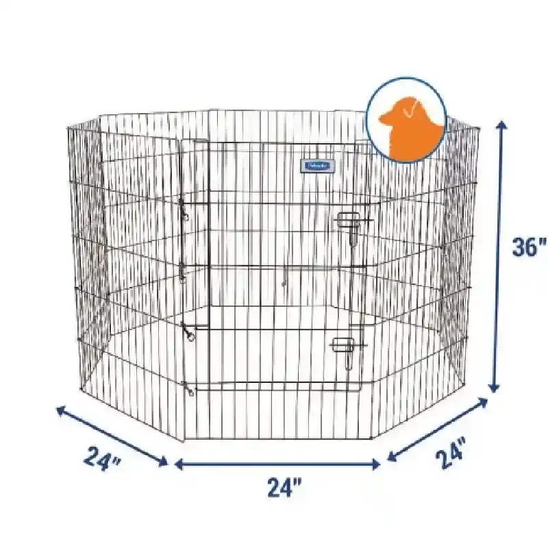 Petmate Single Door Exercise Pen, 36"