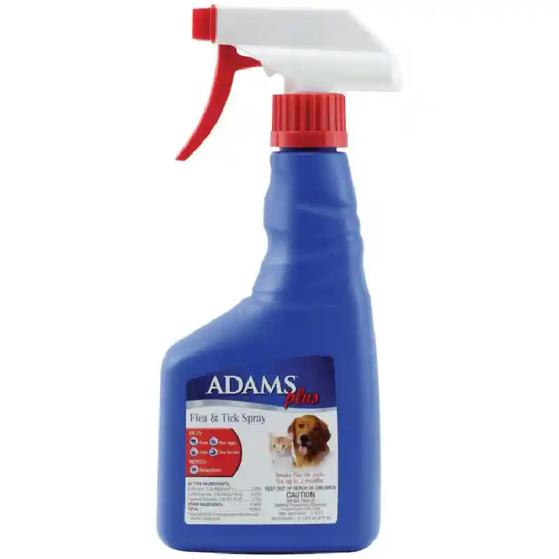 Adams Plus Flea & Tick Spray - 16 oz