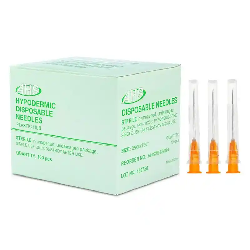 Needle-Polyhub 25ga 1.5"
