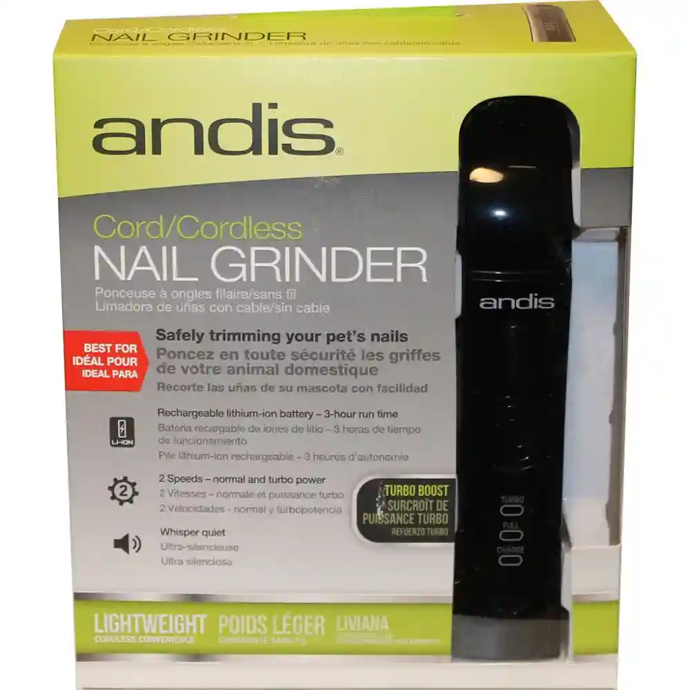 ANDIS CORD/CORDLESS NAIL GRINDER