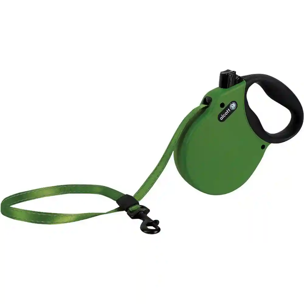 Retract Leash- Medium -green