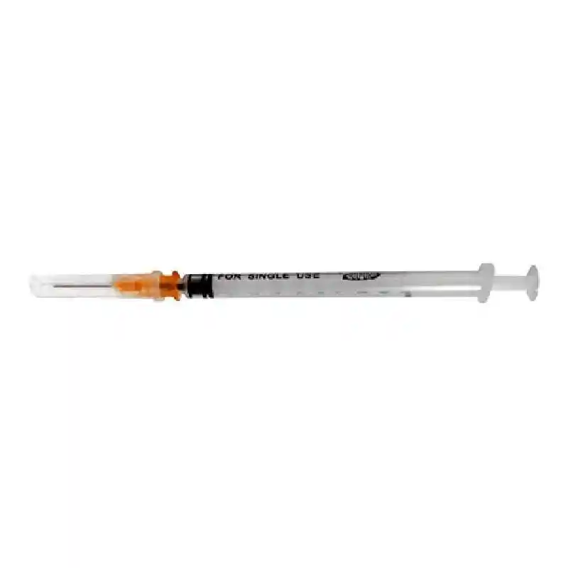 AHS Luer Slip Syringe w/ needle, 1ml