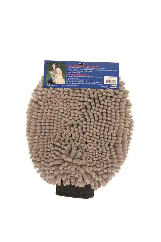 Dirty Dog Groomng Mitten Gray