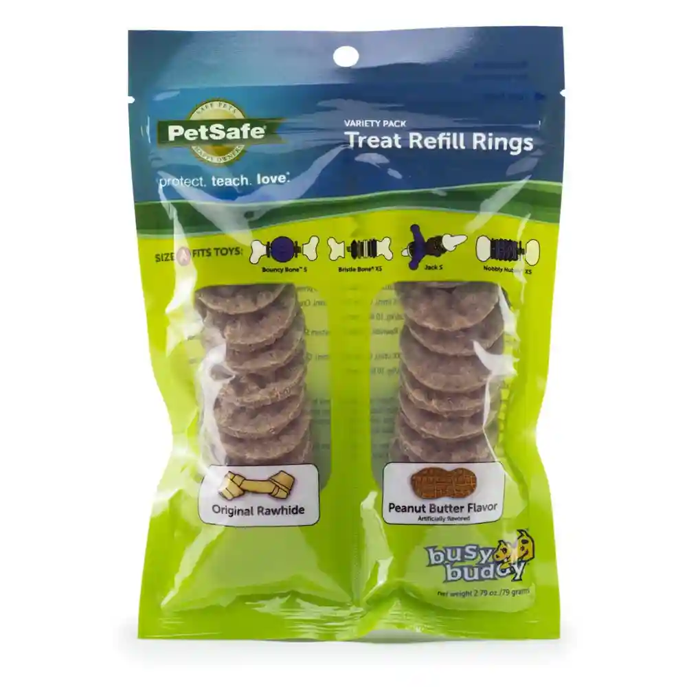 Busy Buddy Dog Treat Ring Variety Pack, Small