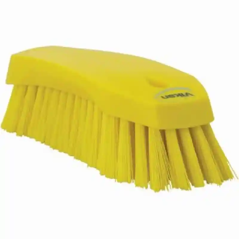 Brush, Hand Scrub, Stiff Bristle / Yellow