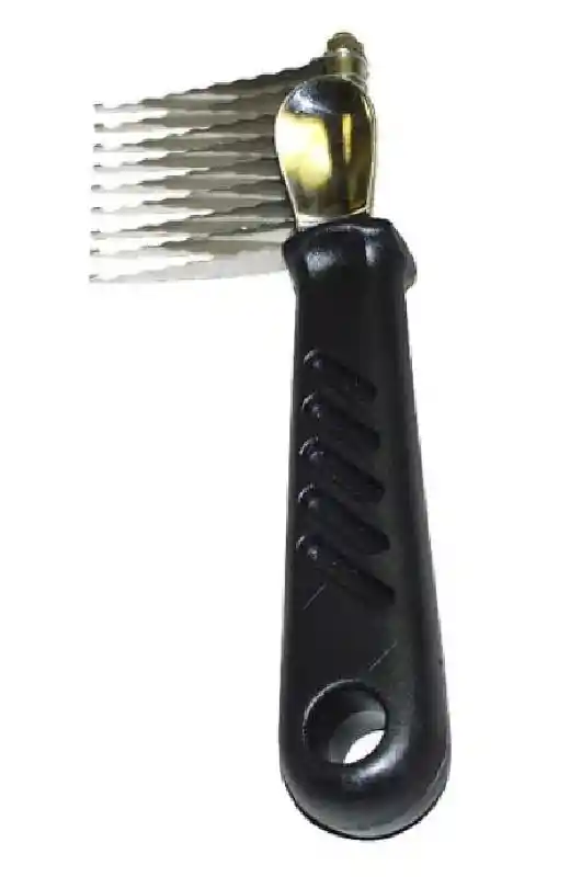 MAT REMOVING COMB - SERRATED BLADES