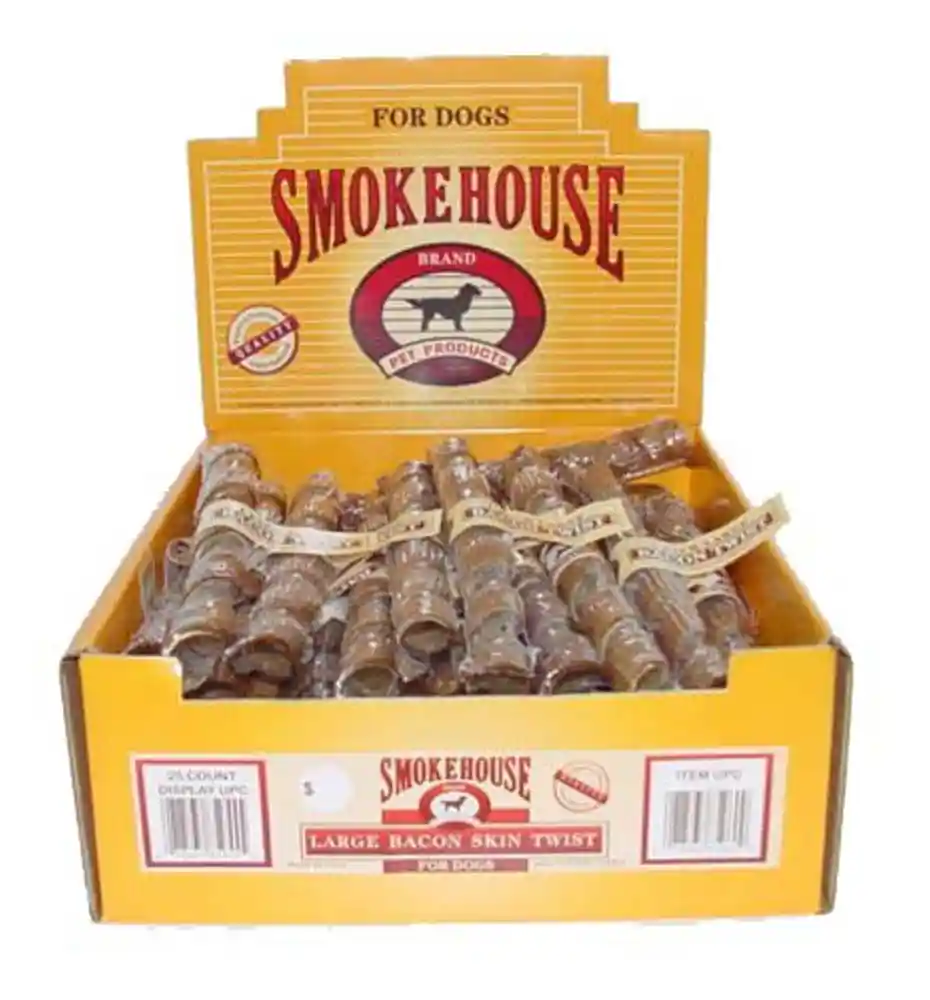 Smokehouse BACON SKIN TWIST LARGE