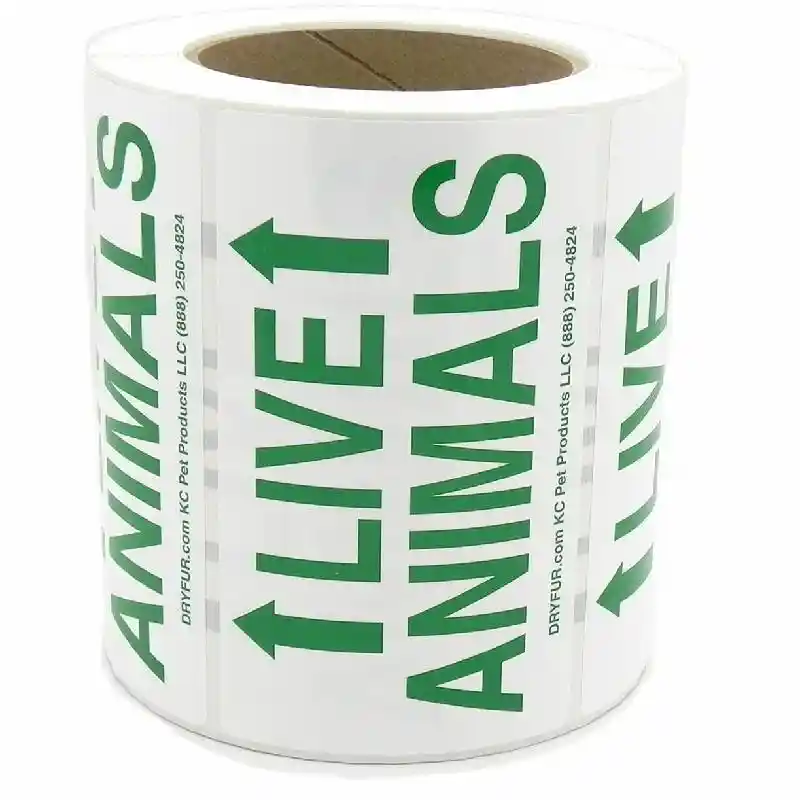 Pet Taxi Shipping Label Arrow