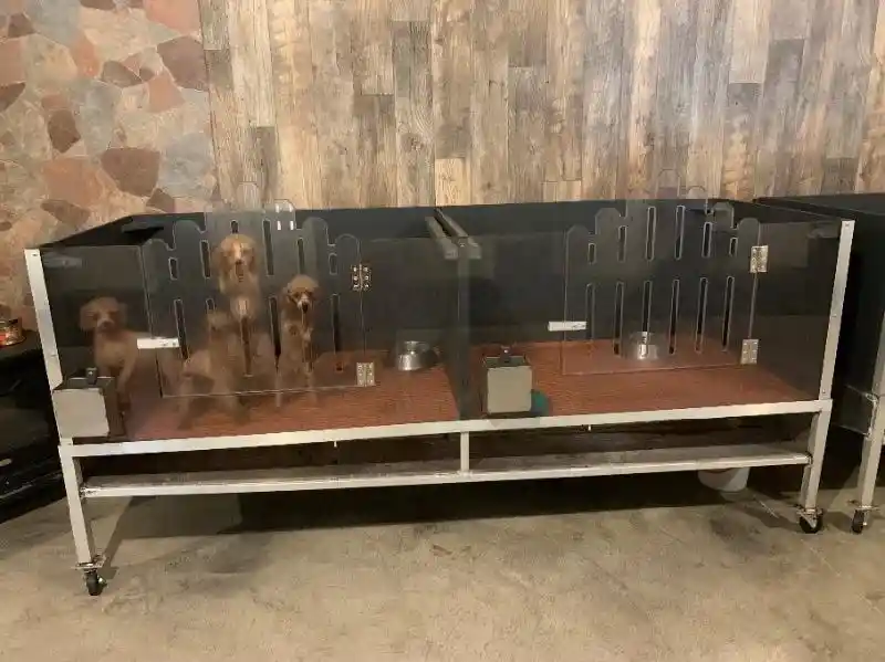 SLE Portable Puppy Pen w/Aluminum Tray 48"x96"x56"
