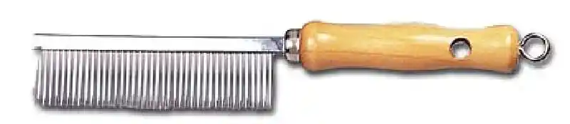 WOOD HANDLE COMB