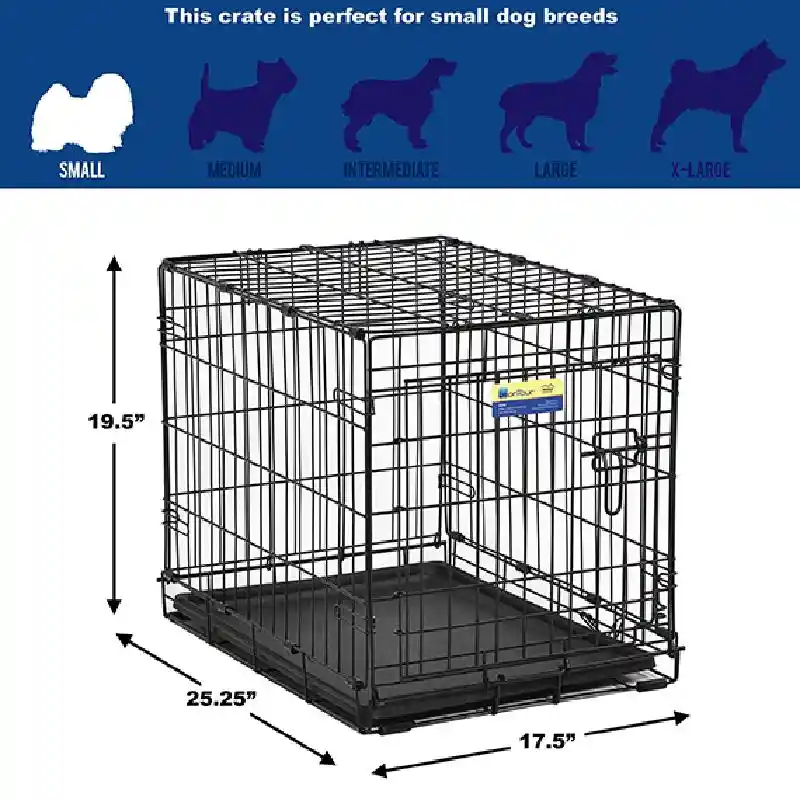Midwest Contour 1-Door Folding Dog Crate Small 24"