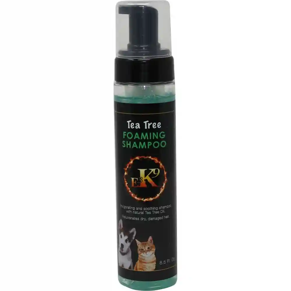 E3 K9 Tea Tree Foaming Shampoo | 8.5 oz