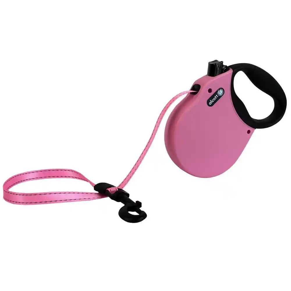 Retract Leash- Large -pink
