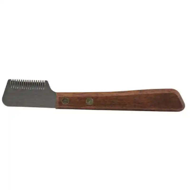 18 TOOTH LEFTY COARSE STRIPPER WITH ROSE WOOD HAND