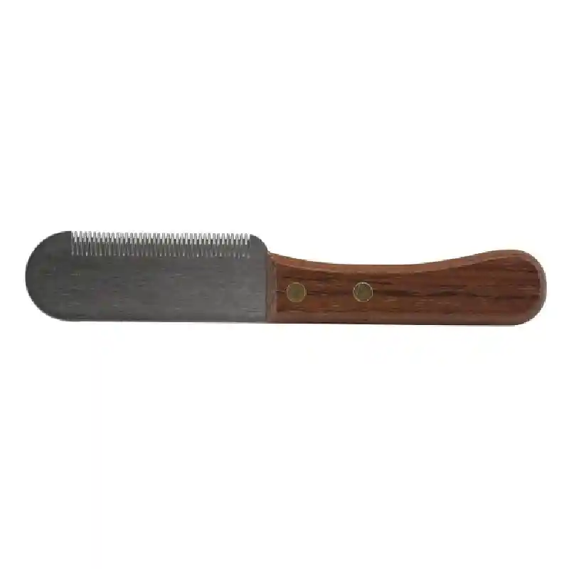 40 TOOTH FINE STRIPPER WITH ROSE WOOD HANDLE