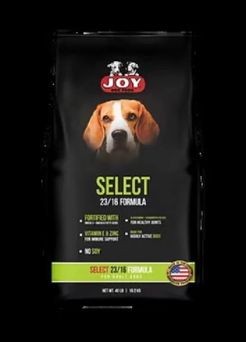 Joy Dog Food | Select 23/16 | 40 lbs