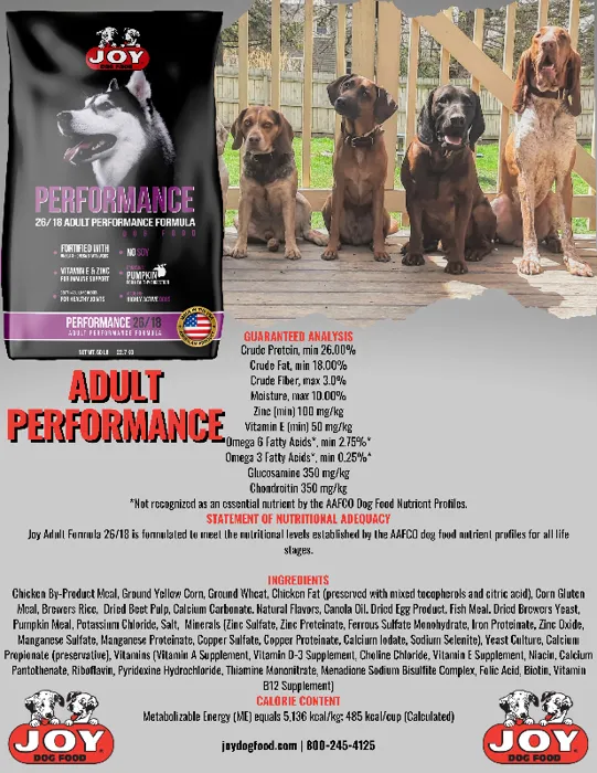 Joy Dog Food | Professional Adult | 50 lbs